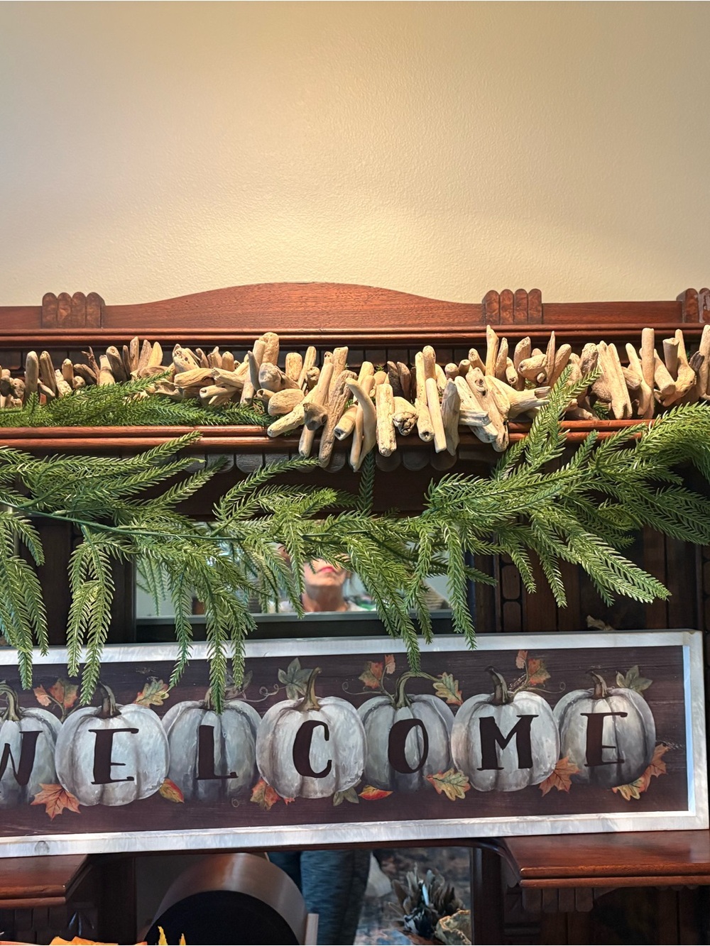 2 sets of driftwood swags they are 70 inches long each